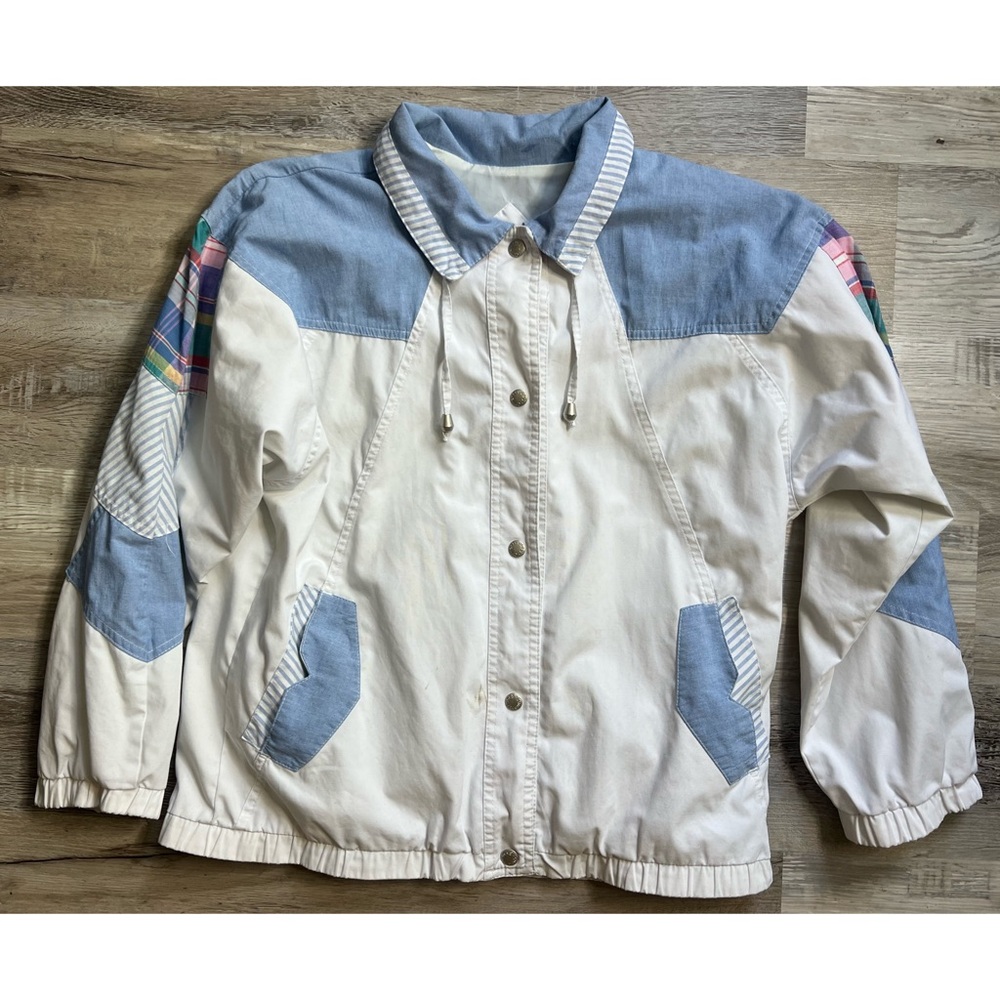 Vintage 80s Current Seen : Patchwork Jacket - image 2